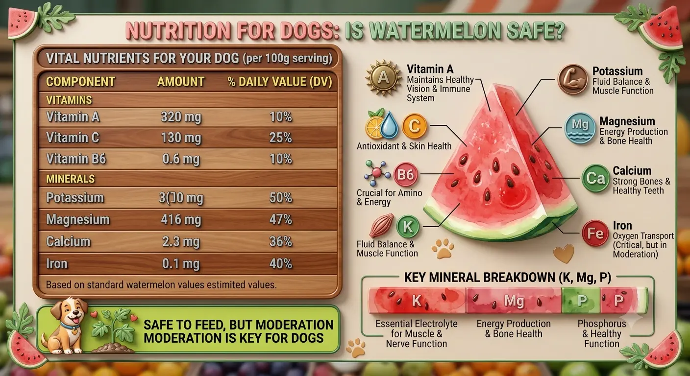 Is Watermelon Nutritious for Dogs? Vitamins, Minerals & Hydration